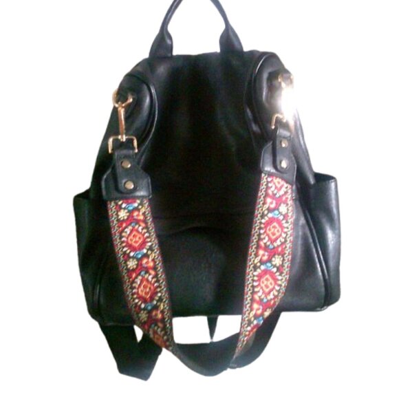 3 in 1 Convertible Backpack Purse Bag Tote Black Large Size - Picture 1 of 11